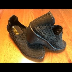 bernie mev. new york size36 (US 5.5) black comfort shoes